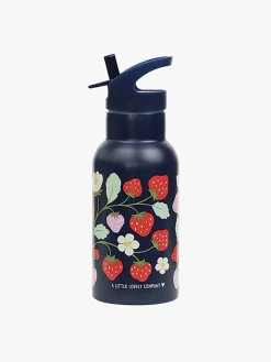 A Little Lovely Company Stainless steel Drikkedunk, Strawberries