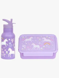 A Little Lovely Company Madkasse & Flaske, Unicorn Dreams