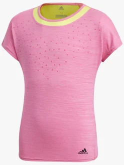 Adidas Girls Dotty Tee T-shirt, Pink