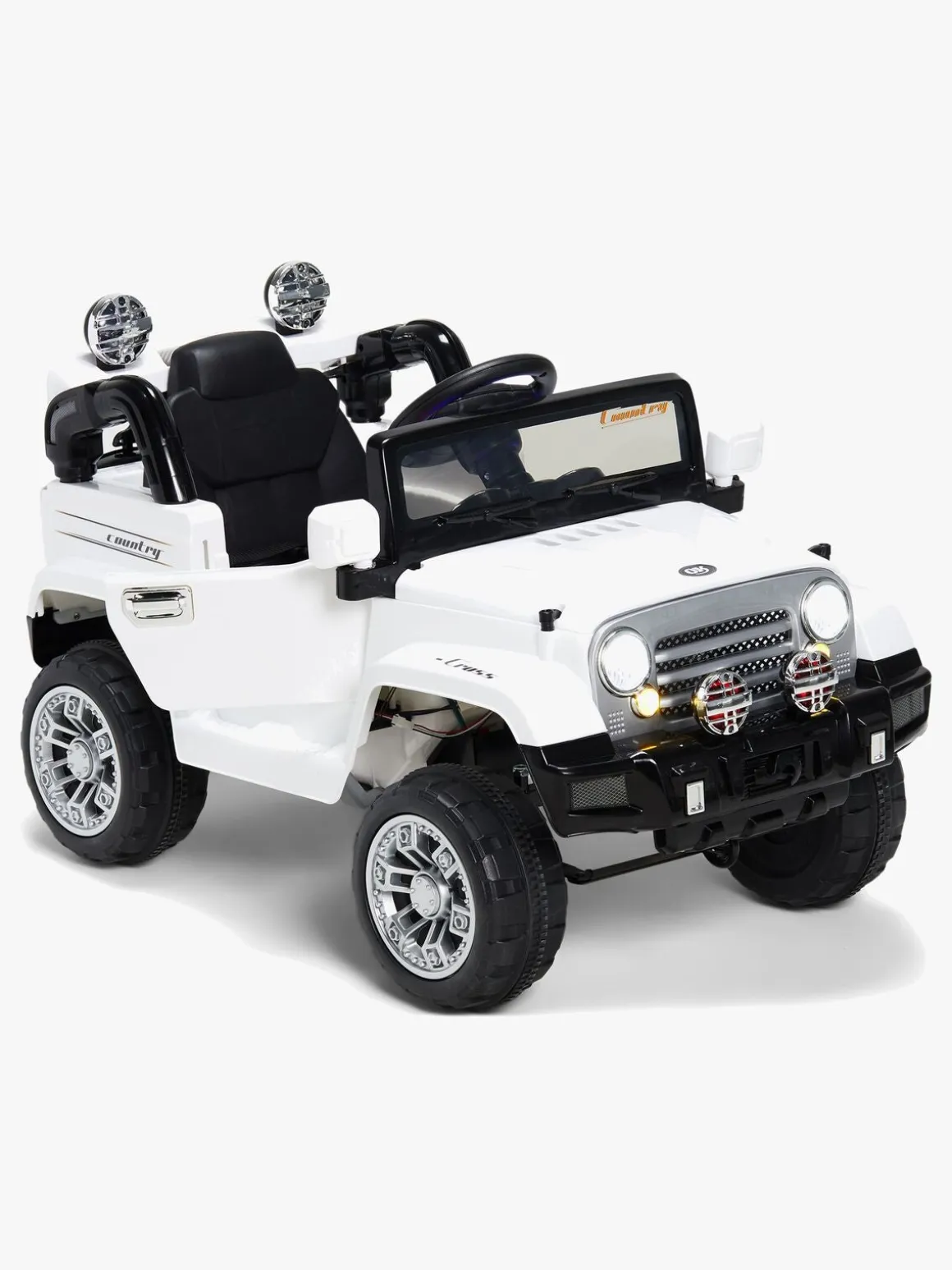 Alex's Garage Elbil Jeep, Hvid