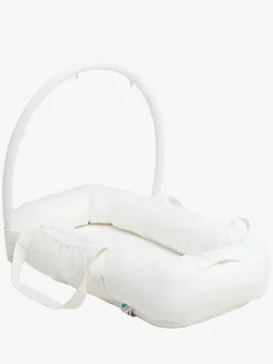 Alice & Fox ALBA Babynest med Håndtag, White Muslin