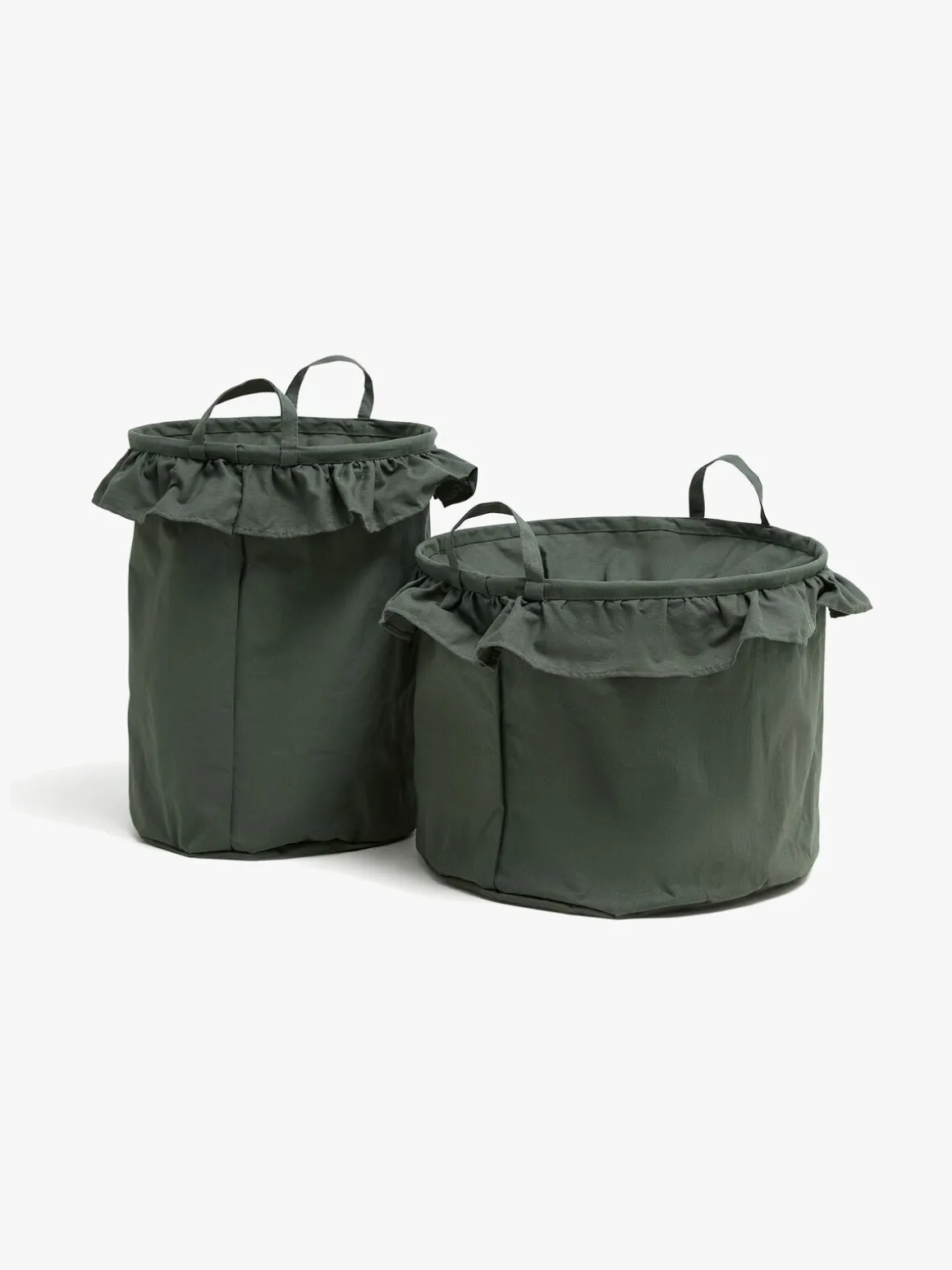 Alice & Fox DEMI Opbevaringskurv 2-pak, Dusty Green