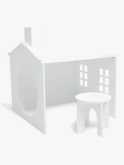 Alice & Fox  Huset Tegnebord med Skammel, Hvid