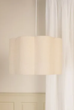 Alice & Fox Lily Lampeskærm L, Beige Linen