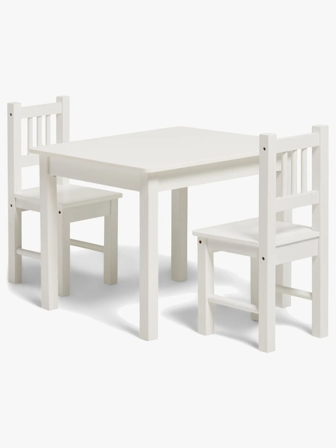 Alice & Fox LOVIS Bord & Stole + Sofa med Opbevaring, Hvid