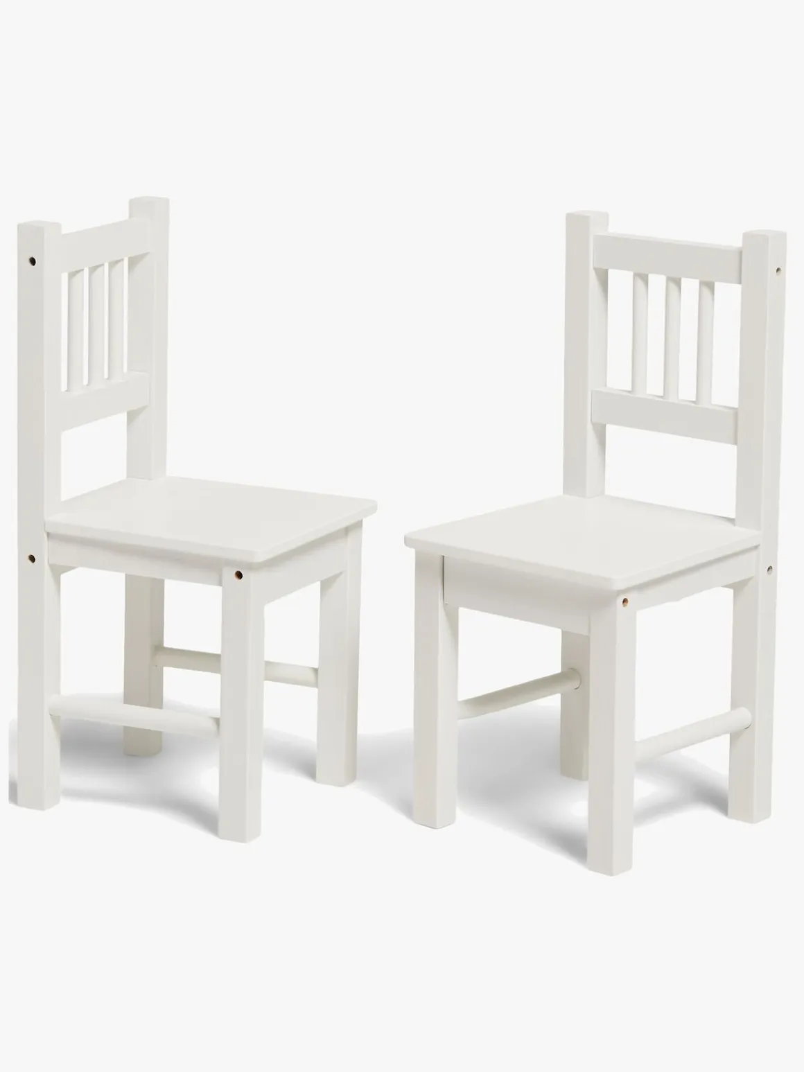 Alice & Fox LOVIS Bord & Stole + Sofa med Opbevaring, Hvid