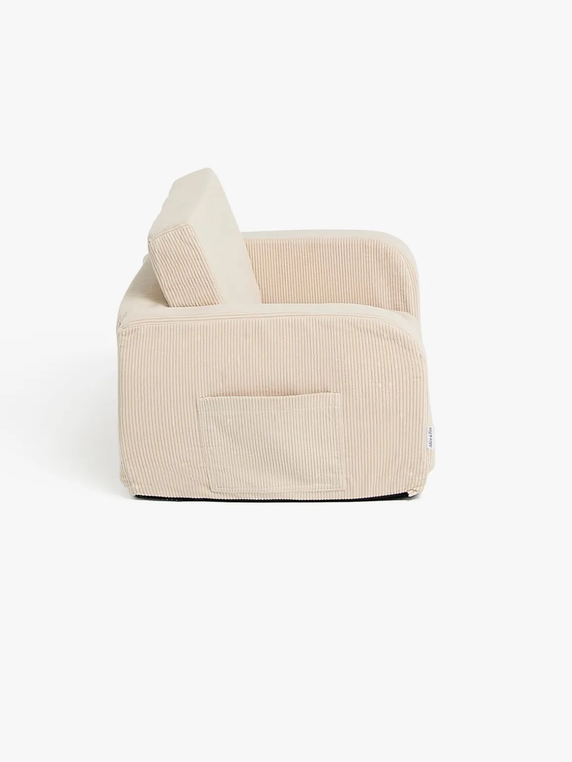 Alice & Fox MUSHY Foldbar Lænestol, Beige Manchester
