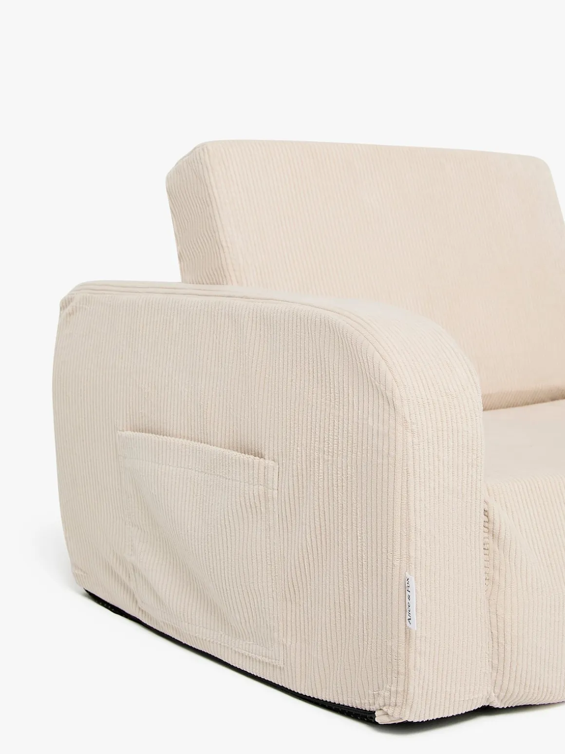 Alice & Fox MUSHY Foldbar Lænestol, Beige Manchester