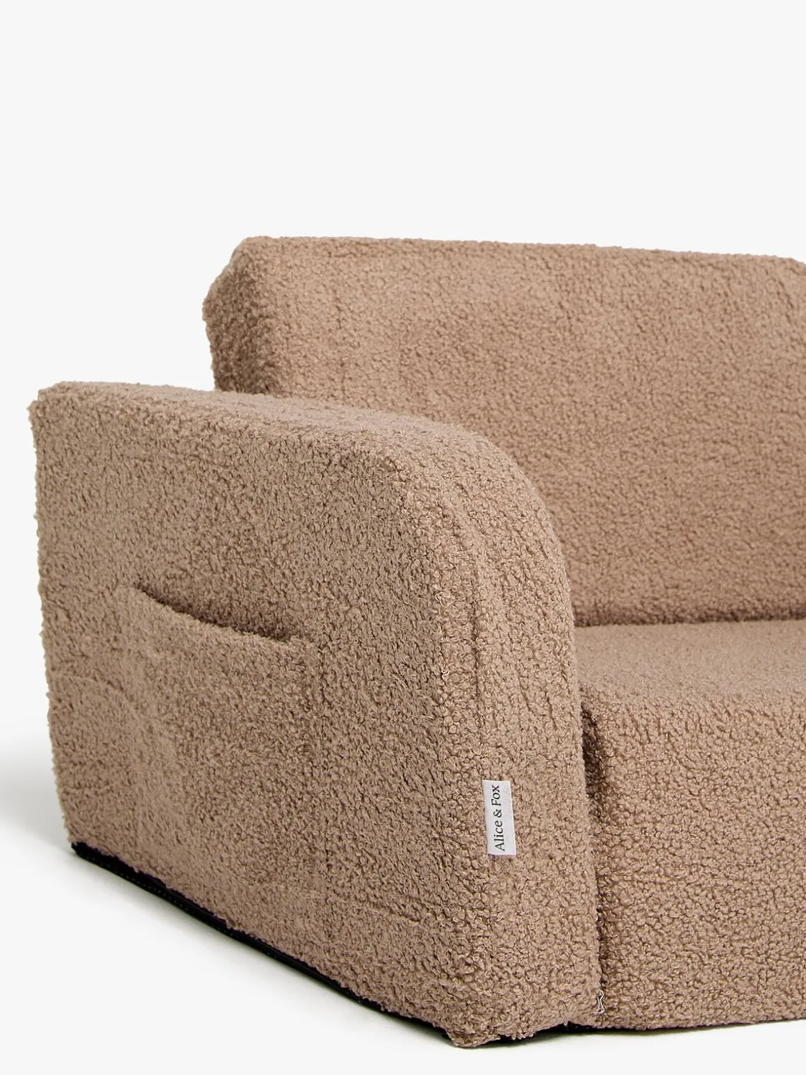Alice & Fox MUSHY Foldbar Lænestol, Taupe Teddy