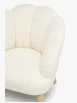 Alice & Fox Pearla Lænestol, Cream/Wood