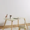 Alice & Fox Skrivebord med Stol Kat, Lysegul