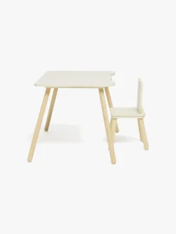 Alice & Fox Skrivebord med Stol Kat, Lysegul