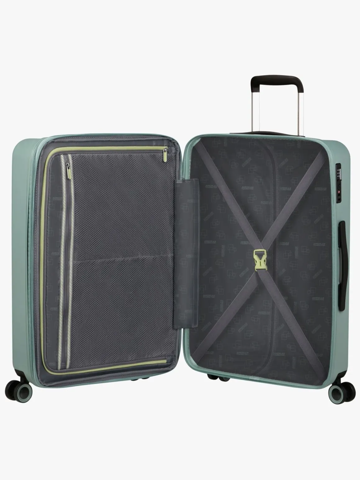 American Tourister Dynabelt Spinner Kuffert 68L, Misty Green