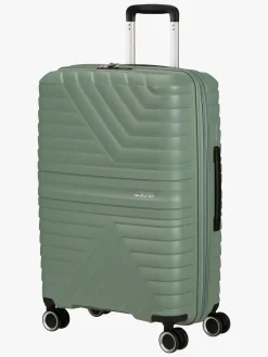 American Tourister Flytwist Kuffert 63-73L, Botanic Green