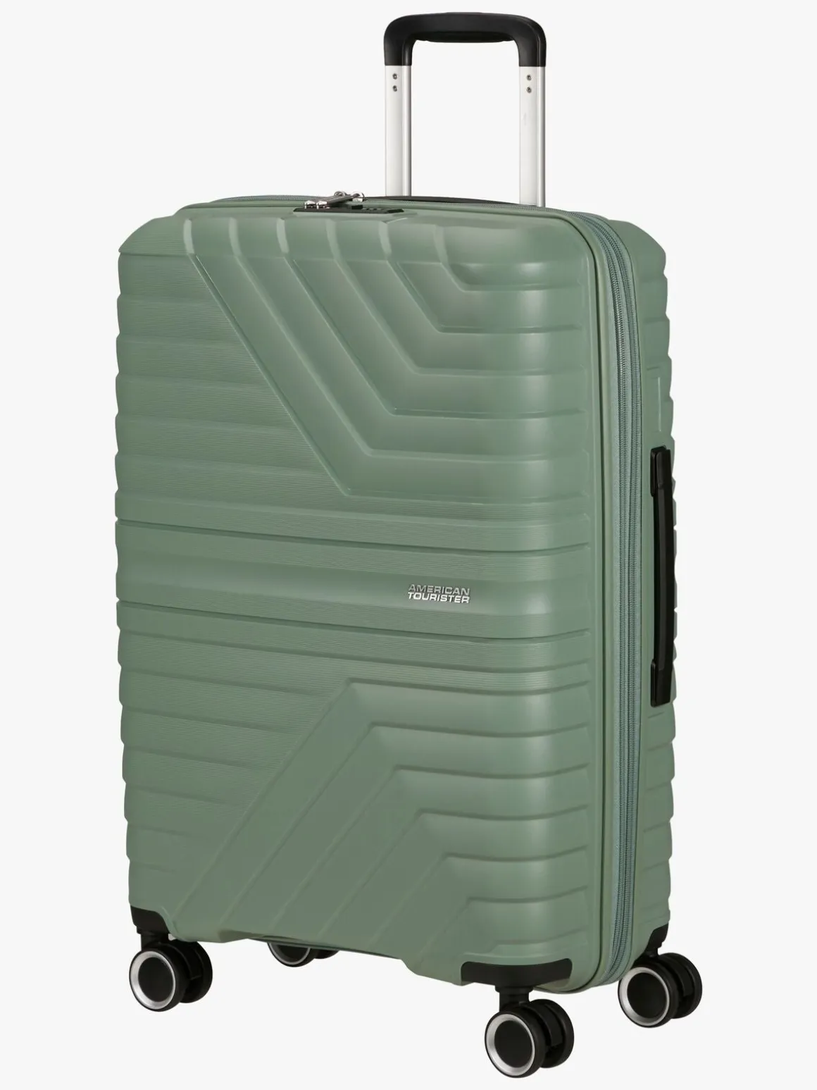 American Tourister Flytwist Kuffert 63-73L, Botanic Green