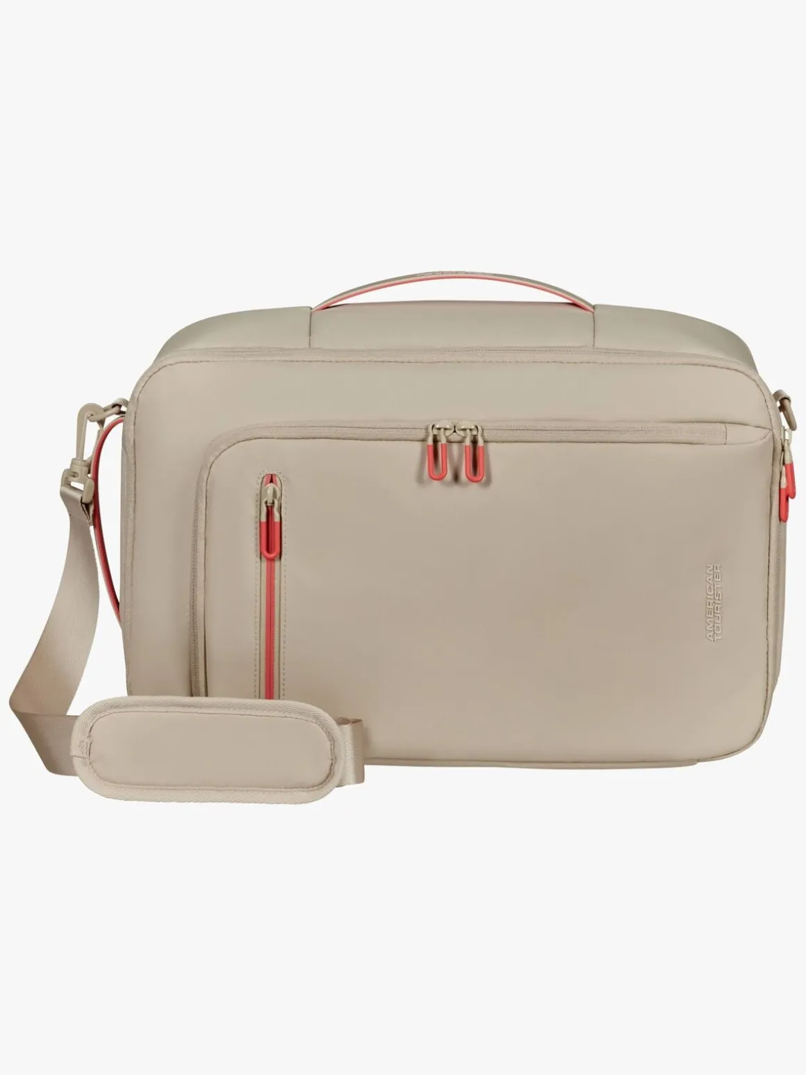 American Tourister Puffy POP 3-Way Håndbagage 21L, Beige