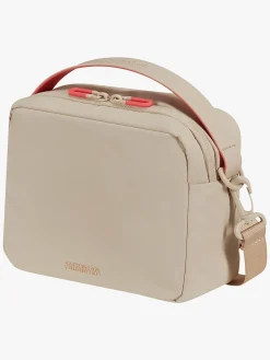 American Tourister Puffy POP Pouch Skuldertaske 3,5L, Beige