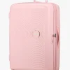 American Tourister Soundbox Spinner Kuffert 97L, Pastel Pink