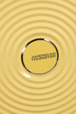 American Tourister Soundbox Spinner Kuffert 35,5L, Pastel Yellow