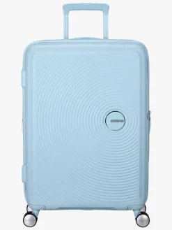 American Tourister Soundbox Spinner Kuffert 71,5L, Pastel Blue