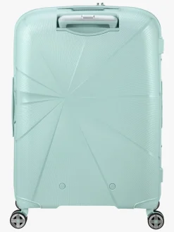 American Tourister StarVibe Spinner Kuffert 70-77L, Metallic Surf Blue
