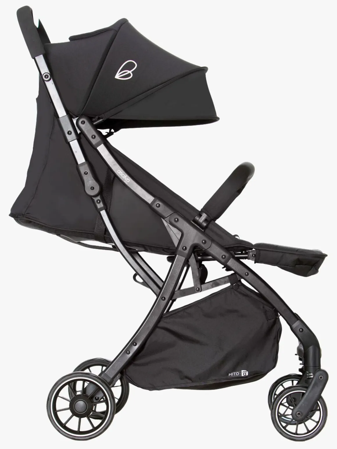 Asalvo Hito Klapvogn, Black