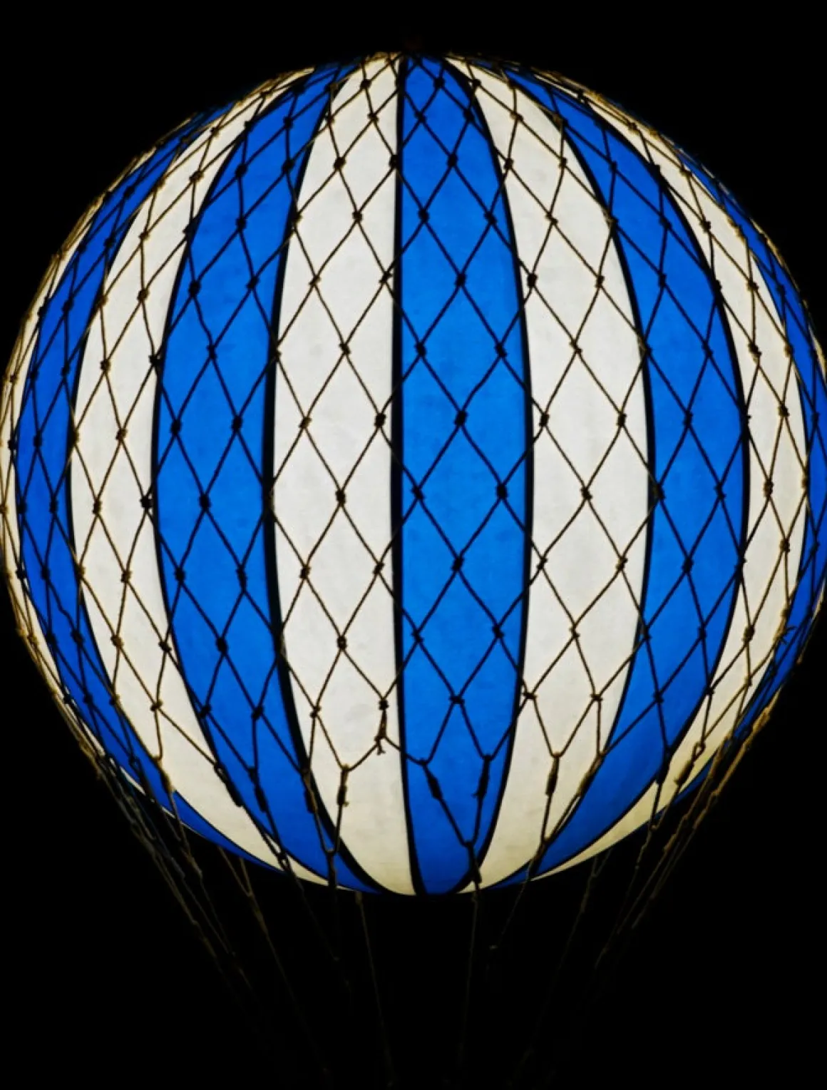Authentic Models Luftballon Jules Verne LED Lampe, Blå