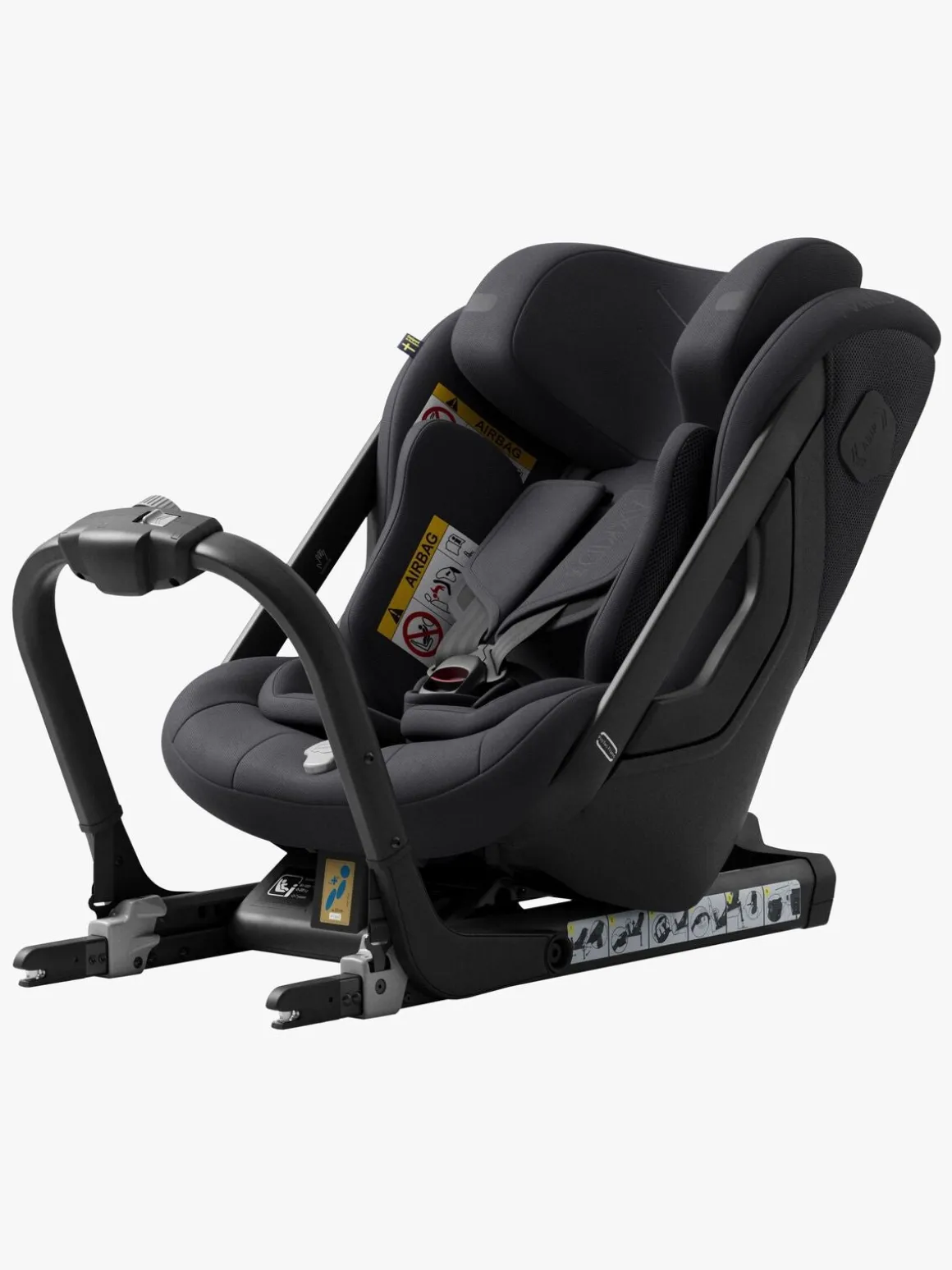 Axkid One+ 3 Bagudvendt Autostol, Coastal Storm Black