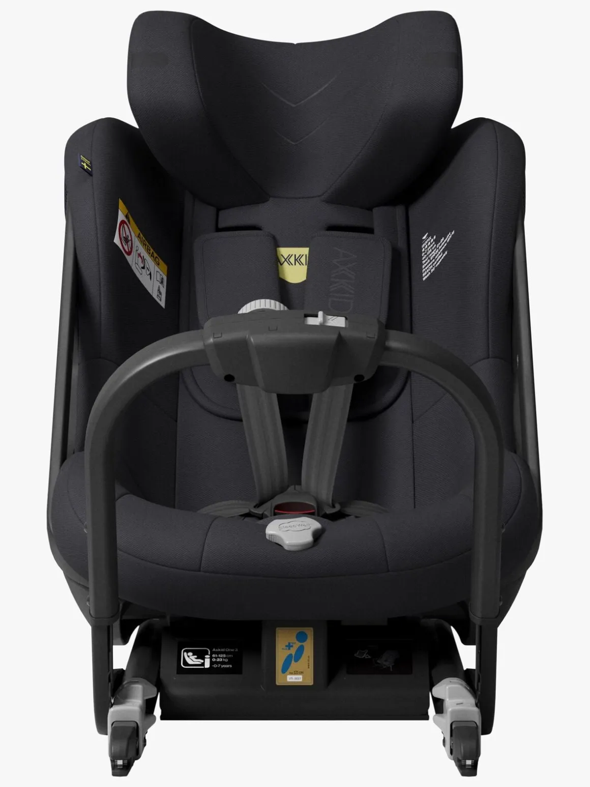 Axkid One+ 3 Bagudvendt Autostol, Coastal Storm Black