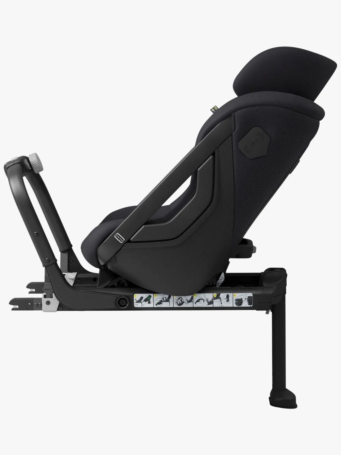 Axkid One+ 3 Bagudvendt Autostol, Coastal Storm Black