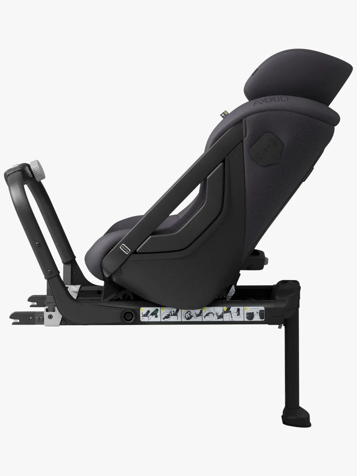 Axkid One 3 Bagudvendt Autostol, Arctic Mist Grey
