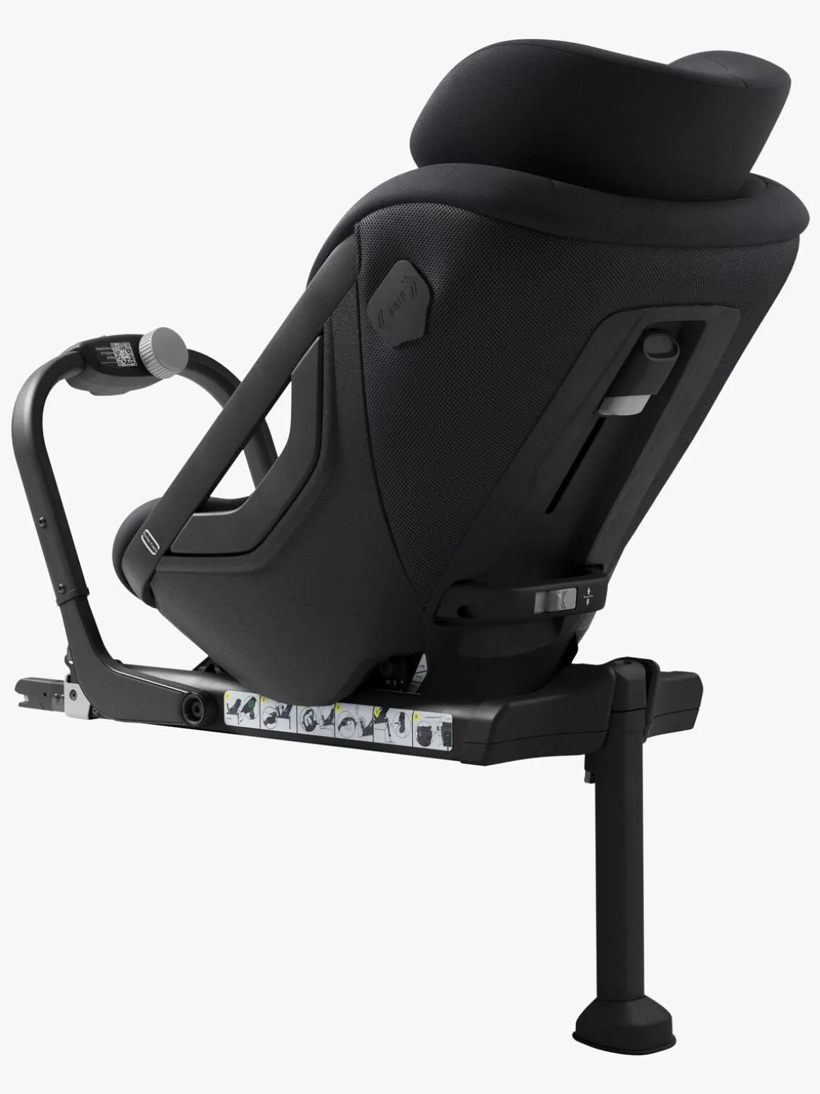 Axkid One 3 Bagudvendt Autostol, Coastal Storm Black
