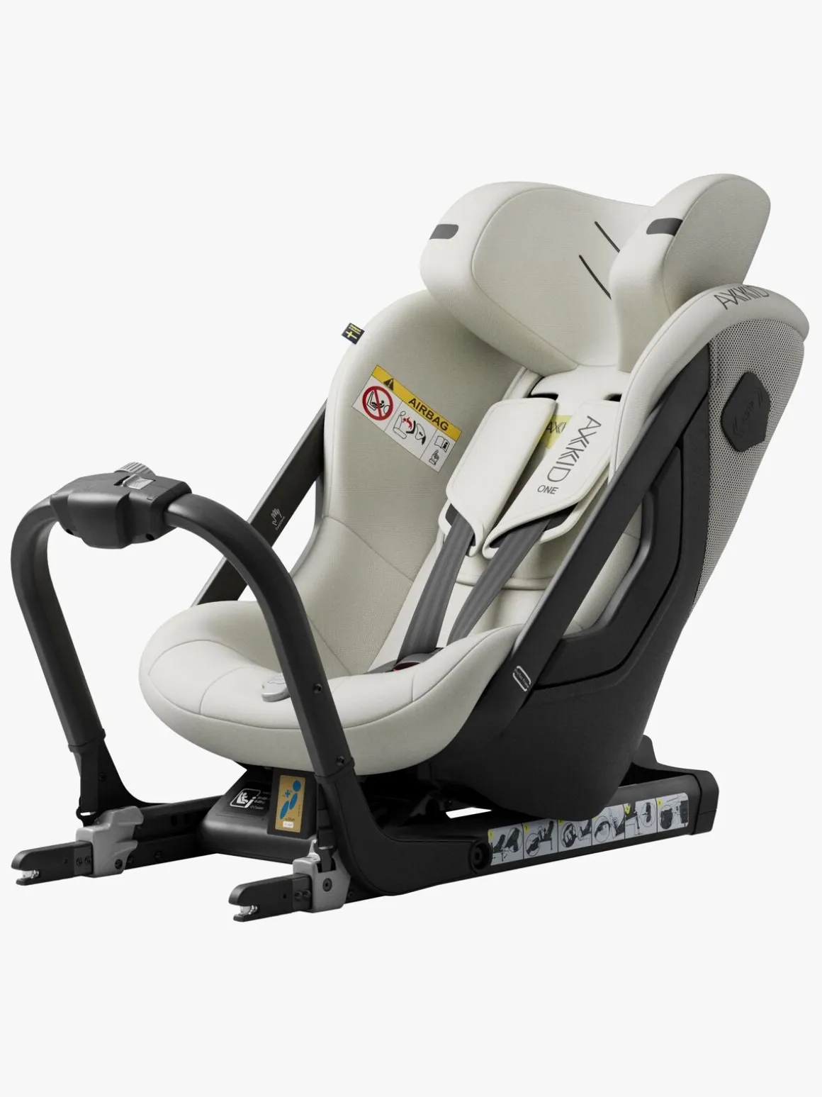 Axkid One 3 Bagudvendt Autostol, Beachgrass Beige