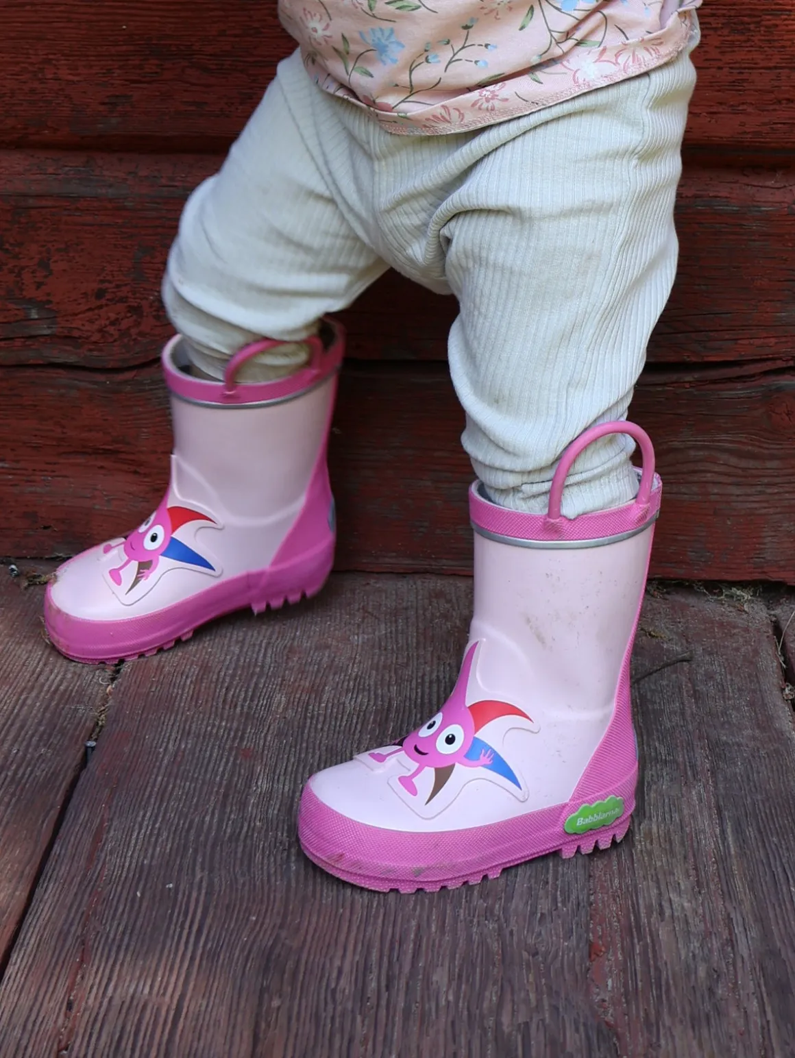 Babblarna Diddi Gummistøvler, Pink