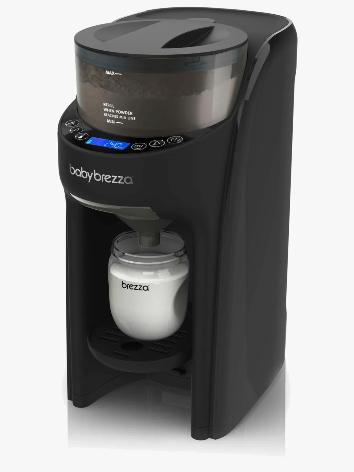 Baby Brezza Formula Pro Advanced Modermælkserstatnings- og Vællingemaskine, Black
