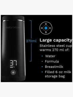 Baby Brezza Superfast Portable Flaskevarmer, Black