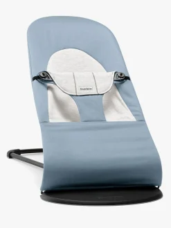 BabyBjörn Balance Soft Skråstol Woven Jersey, Blå/Grå