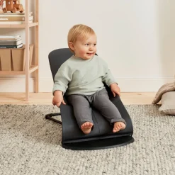 BabyBjörn Balance Soft Skråstol Woven Jersey, Mørkegrå/Grå