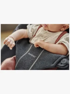 BabyBjörn Bliss Skråstol 3D Jersey, Sort/grå