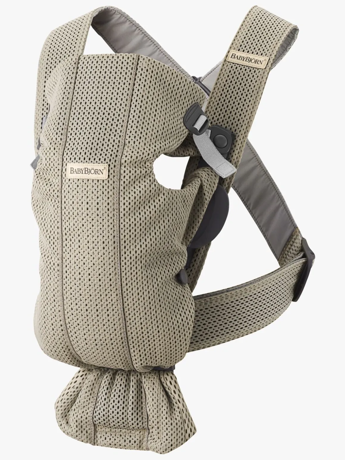 BabyBjörn Bæresele Mini 3D Mesh, Grey Beige