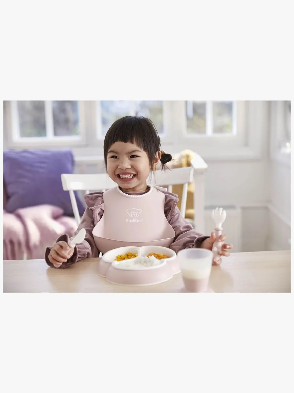 BabyBjörn Børneservice 8 dele, Lyserød