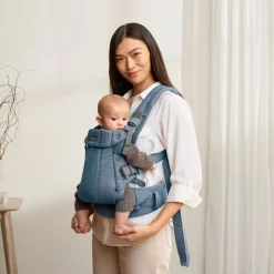 BabyBjörn Harmony Bæresele Woven, Blue Melange