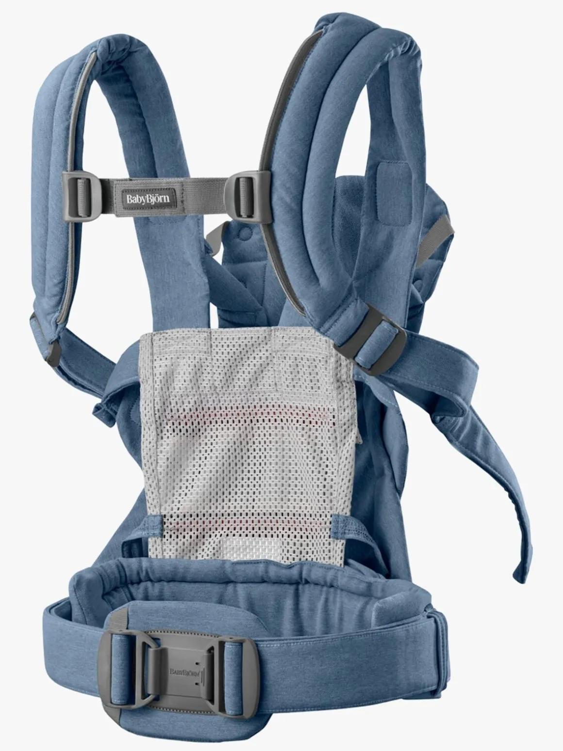 BabyBjörn Harmony Bæresele Woven, Blue Melange