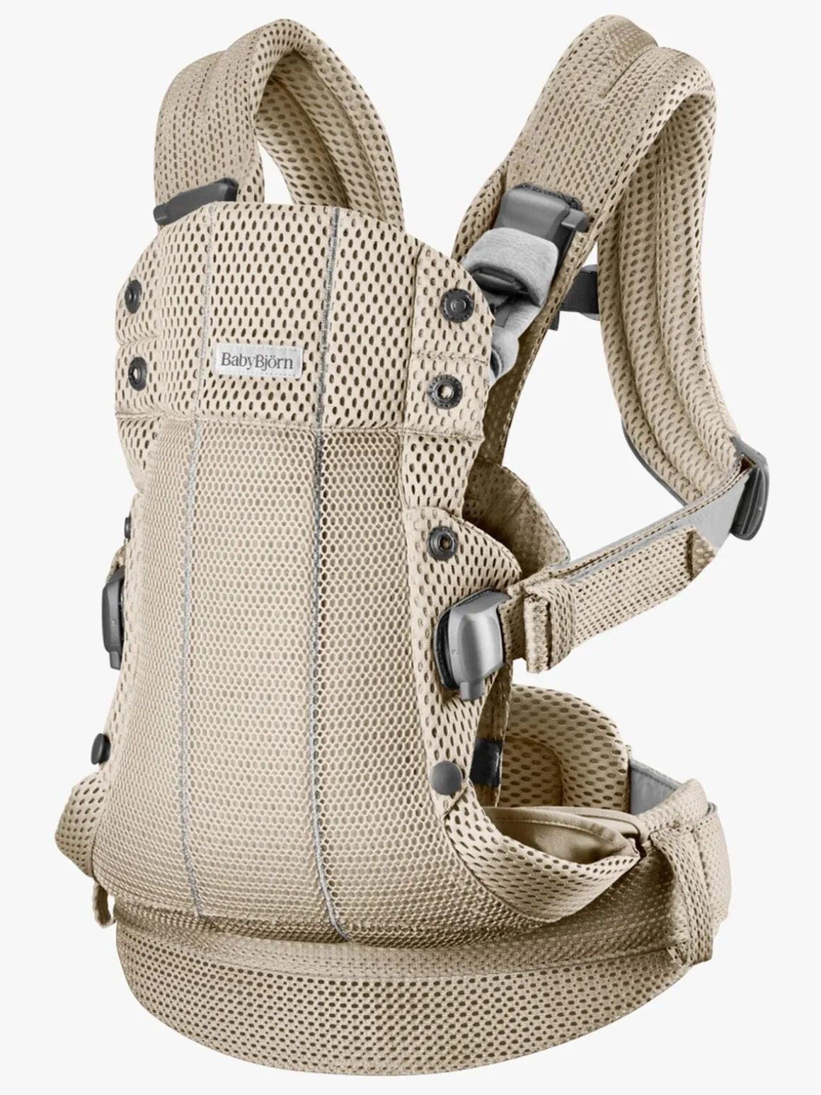 BabyBjörn Harmony Bæresele 3D Mesh, Gråbeige