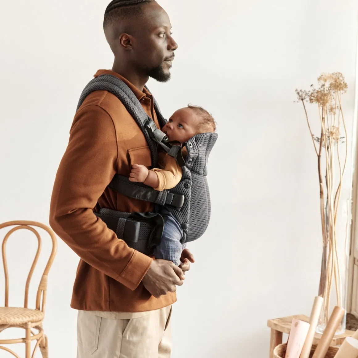 BabyBjörn Harmony Bæresele 3D Mesh, Anthracite