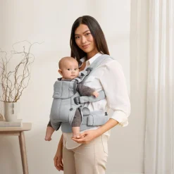 BabyBjörn Harmony Bæresele Woven, Light Grey Melange