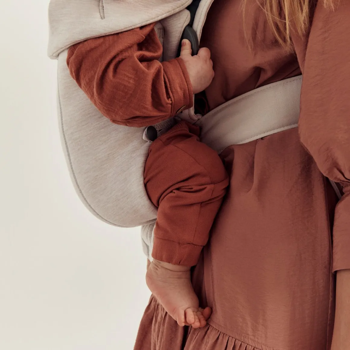 BabyBjörn Mini Bæresele 3D Jersey, Lys beige