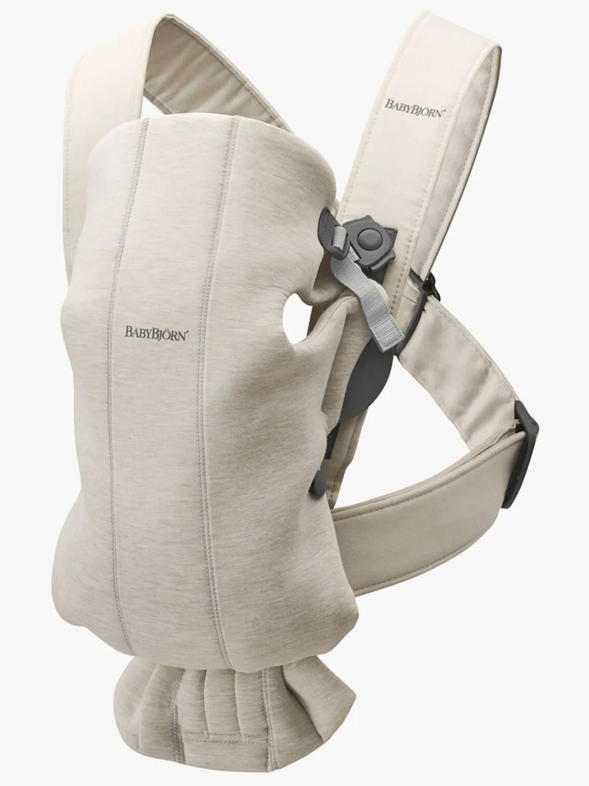 BabyBjörn Mini Bæresele 3D Jersey, Lys beige