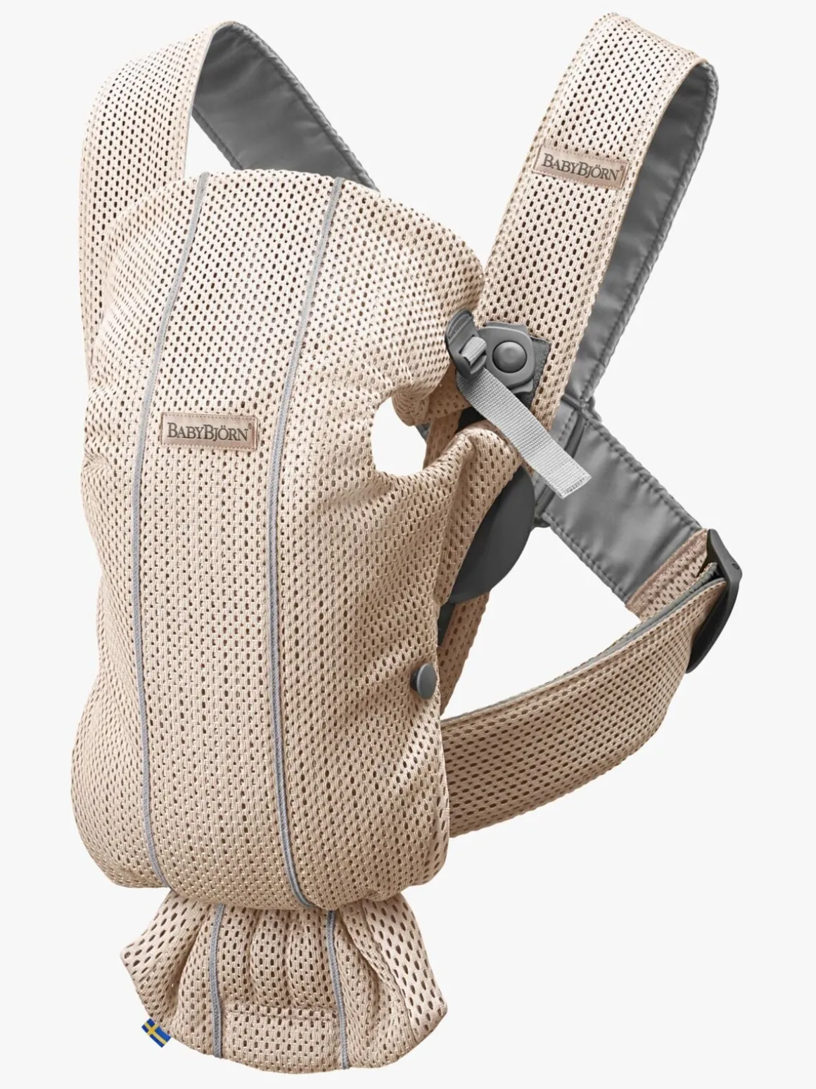 BabyBjörn Mini Bæresele 3D Mesh, Pearly Pink