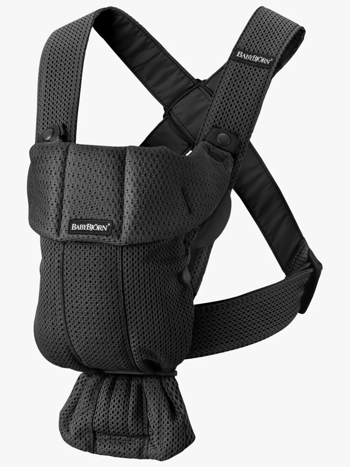 BabyBjörn Mini Bæresele 3D Mesh, Sort